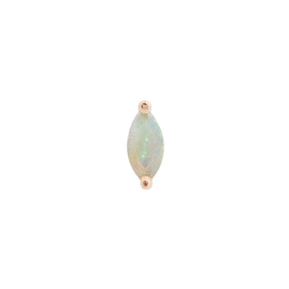 Zuri Marquise Opal - Threadless End Threadless Ends Buddha Jewelry Rose Gold  