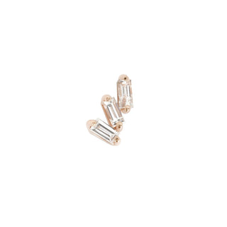 Staxx - CZ - Threadless End Threadless Ends Buddha Jewelry Rose Gold Left 