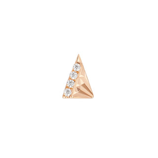 Highlight - CZ - Threadless End Threadless Ends Buddha Jewelry Rose Gold  