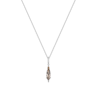 RION x Buddha Jewelry Access - Tourmalated Quartz - Necklace Necklaces RION x Buddha Jewelry White Gold