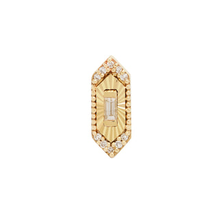 Inspire - Diamond - Threadless End Threadless Ends Buddha Jewelry Yellow Gold  