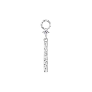 Labyrinth - CZ - Gold Charm Charms Buddha Jewelry White Gold  