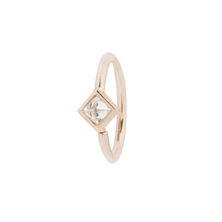 Mae CZ Seamless Ring Seam Rings Buddha Jewelry Rose Gold  