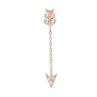 Merida - CZ - Threadless End Threadless Ends Buddha Jewelry Rose Gold  