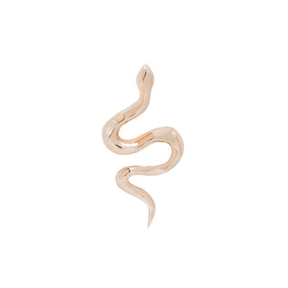 Serpent - Threadless End Threadless Ends Buddha Jewelry Rose Gold  