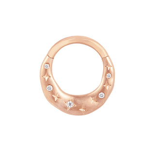 Wishful Thinking - CZ - Clicker Clickers Buddha Jewelry Rose Gold 5/16" 