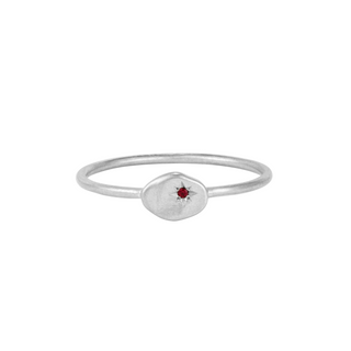 RION x Buddha Jewelry North Star Finger Ring - Ruby Finger Rings RION x Buddha Jewelry White Gold